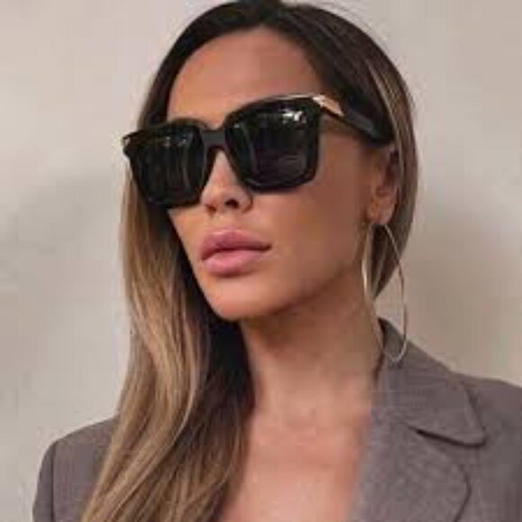 Bottega Veneta BV1005S 009 Sunglasses Burgundy Square Frame, Pink Lenses main image 6